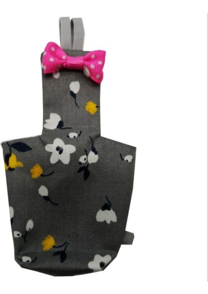 Gri Tarzı S Beden Papağan Bez Pantolonlu Yaka Mendilli Renkli Meyve Çiçekli Muhabbet Kuşu Güvercin Küçük Orta Büyük Evcil Kuşlar Uçuş Takımı Kıyafetler Yıkanabilir (Yurt Dışından)