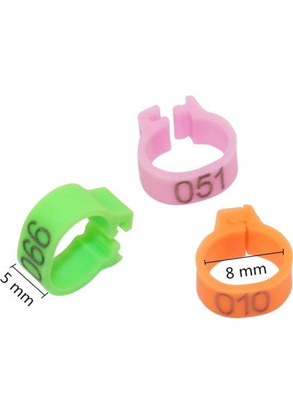 Kumral Tarzı Kuş Ayak Klips Halka Güvercin Papağan Tanımlama Kuş Malzemeleri Renkli Kuş Izleme Aracı (Yurt Dışından) fiyatları