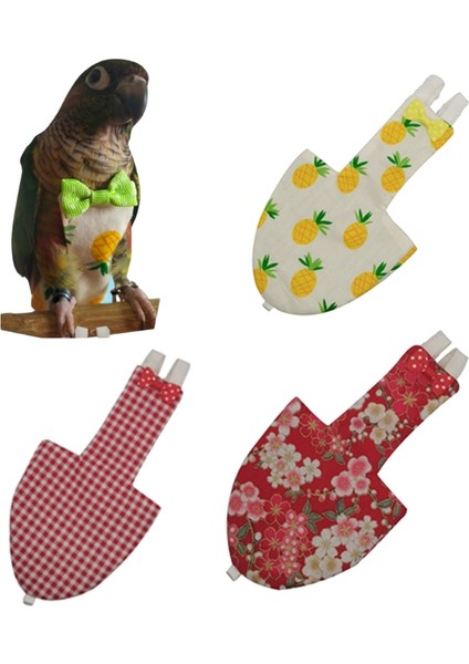 Kırmızı Çiçek Stili Xs Beden Xs Papağan Bez Pantolonlu Yaylı Renkli Meyve Çiçekli Muhabbet Kuşu Güvercin Evcil Kuş Uçuş Takımı Kıyafet (Yurt Dışından) fiyatları