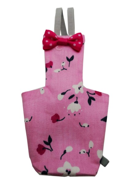 Pembe Tarzı M Beden Papağan Bez Pantolonlu Yaka Mendilli Renkli Meyve Çiçekli Muhabbet Kuşu Güvercin Küçük Orta Büyük Evcil Kuşlar Uçuş Takımı Kıyafetler Yıkanabilir (Yurt Dışından)