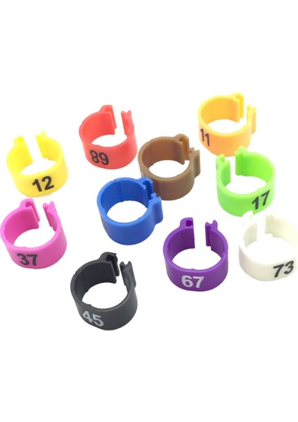 Siyah Stil 10 Renkli Kuş Ayak Halkası Renkli Tanımlama Kuş Halkası Iç Çap No.dijital Işaret Halkası Kuş Malzemeleri (Yurt Dışından) indirimleri