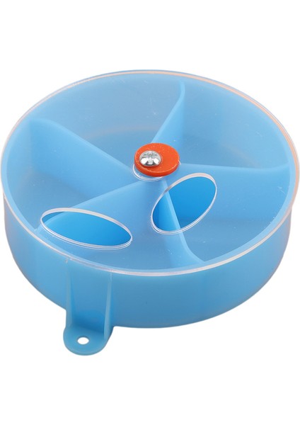 Mavi Stil Komik Kus Oyuncağı Döner Kus Yem Kabı 5 Bölme Evcil Kus Yem Askısı Şeffaf Asılı Papağan Yem Saklama Kabı (Yurt Dışından) fiyatları