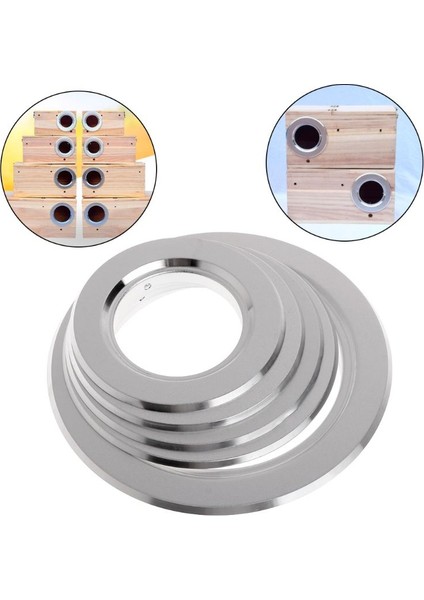 8.5cm Tarzı Ev Hayvanı Kafes Koruma Giriş Döngüsü Metal Malzemeler - Papağan Sincap Hamster Ila Isırma Kemirme Kafes Yuva Yüzüğü Önleme (Yurt Dışından)