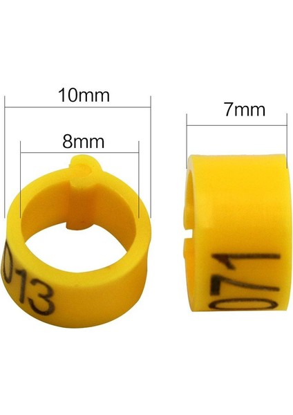 Mavi Stil Halka Taşıyıcı Güvercin Eğitim Malzemeleri Bacak Numarası Kuş Yüzükleri - (Yurt Dışından) indirimleri