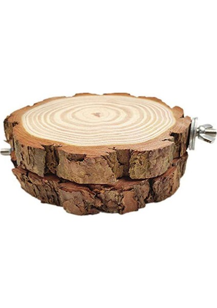 2 Adet Stil Muhabbet Kuşu Kafes Tahtası Platform Yuvarlak Ahşap Stand Sincap Kuşlar Zıplama Tahtası Harika (Yurt Dışından) fiyatları