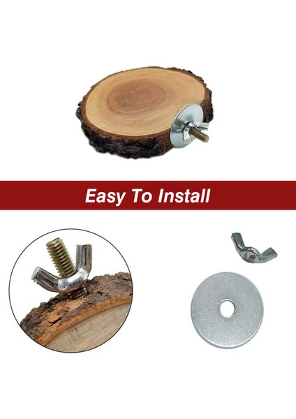 2 Adet Stil Muhabbet Kuşu Kafes Tahtası Platform Yuvarlak Ahşap Stand Sincap Kuşlar Zıplama Tahtası Harika (Yurt Dışından) fırsatları