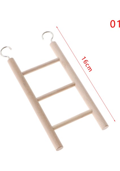 No.1 Tarzı 1 Adet Kuş Oyuncak Ahşap Merdiven Salıncak Tırmalama Çubuğu Tırmanma Merdiveni Kafes Asma Dekor Hamster Papağan Oyuncakları Evcil Hayvan Malzemeleri (Yurt Dışından) fiyatları