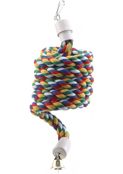 Type6 Stili Kuş Tırmanma Oyuncaklı Spiral Pamuk Ip Çiğneme Sallanan Salıncak Oyuncakları - Zil ile Kafes Kuş Malzemeleri (Yurt Dışından) modelleri
