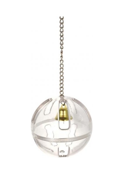 Zincir Stili ile Evcil Hayvan Kuş Papağan Yemi Foraging Zil Zinciri Top Kafes Oyuncağı Asma Kafes Dekor Oyuncağı Kemirme Oyuncağı Foraging Zil Kuş Oyuncağı (Yurt Dışından)