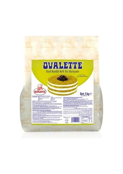 Yeşil Kadife Kek Toz Karışımı (3 kg)