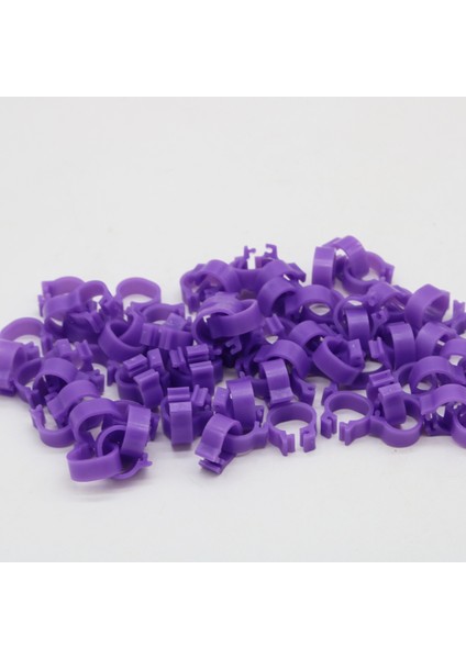 Mor Tarzı Kuş Ayak Klip Halka Güvercin Eğitim Aracı Renkler Kuş Papağan Yüzük Tanımlama Hayvan Malzemeleri (Yurt Dışından)