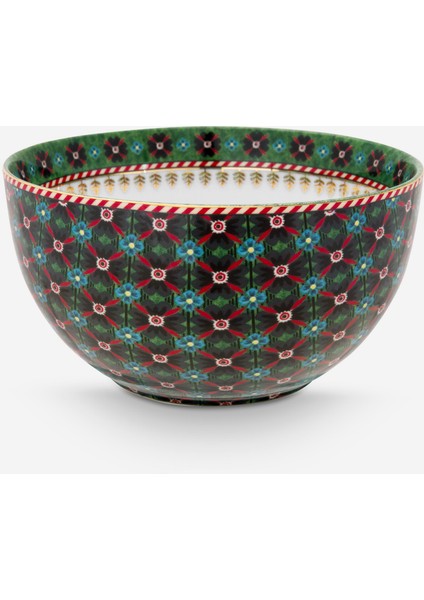 Berry Blues Yeşil Porselen Kase 12 cm