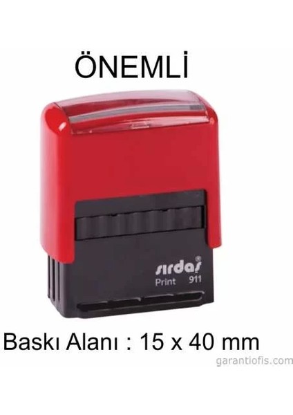 Otomatik Önemli Yazılı Kaşe