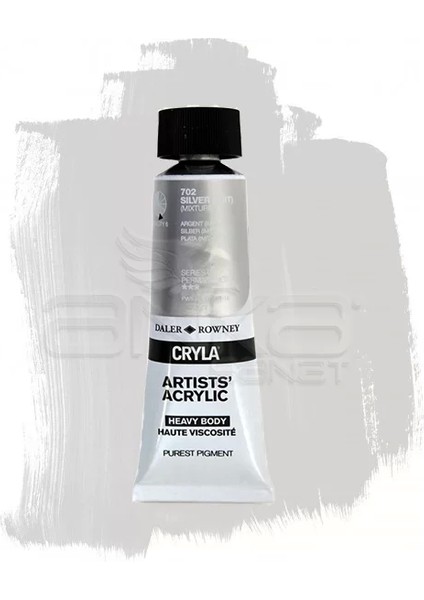 Cryla Artist Akrilik Boya 75ML 702 Silver Seri D