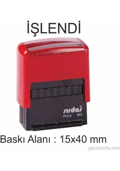 Otomatik Işlendi Yazılı Kaşe