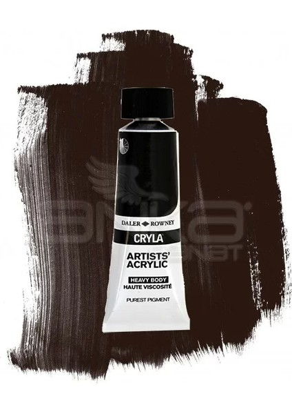Cryla Artist Akrilik Boya 75ML 035 Carbon Black Seri A
