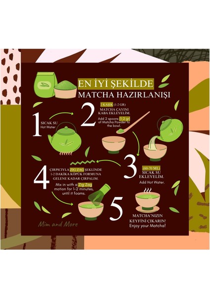 Coconut Matcha - Hindistan Cevizi Aromalı Matcha, 100 gr