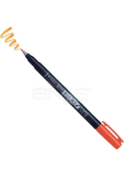 Fudenosuke Brush Pen Fırça Uçlu Kalem 28 Orange