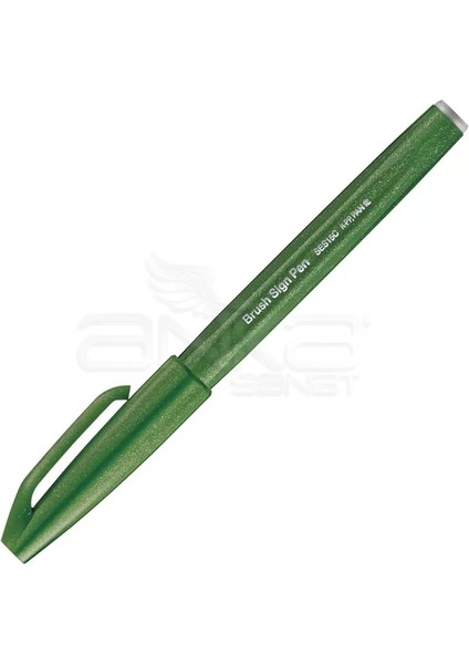 Brush Sign Pen Fırça Uçlu Kalem Olive Green