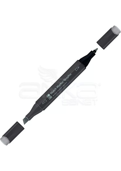 Graphix Sketch Marker Çift Uçlu Kalem 992 Warm Grey