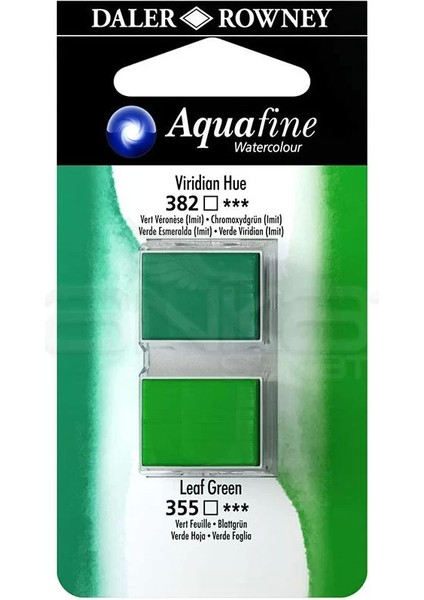 Aquafine Sulu Boya Tablet 2li Viridian- Leaf Green