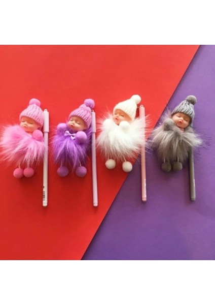 Unicus Uyuyan Bebek Tüylü Jel Tükenmez Kalem MD-029