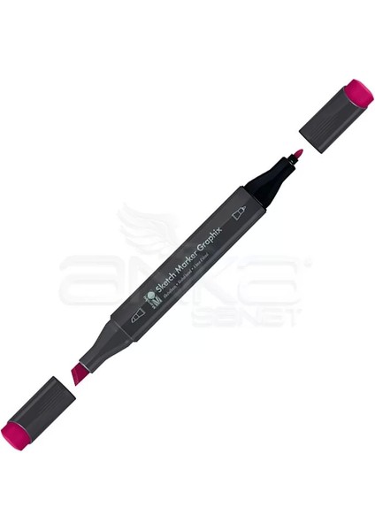 Graphix Sketch Marker Çift Uçlu Kalem 937 Cadmium Red Middle
