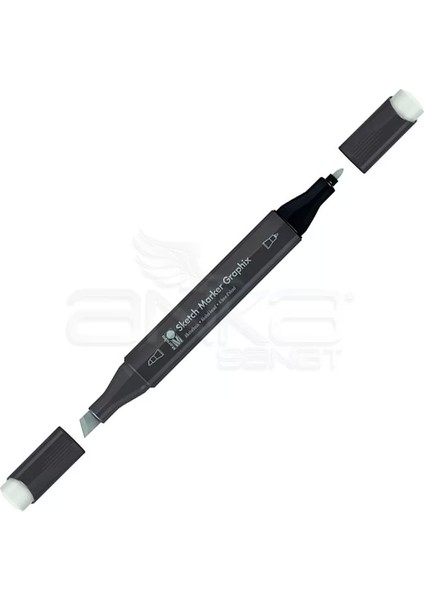 Graphix Sketch Marker Çift Uçlu Kalem 985 Cool Grey Light