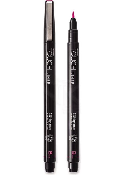 Touch Liner Brush Pink Fırça Uçlu Kalem B