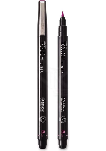 Touch Liner Brush Wine Red Fırça Uçlu Kalem B