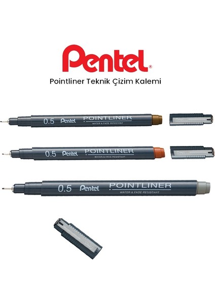 Pointliner Teknik Çizim Kalemi 0,5mm