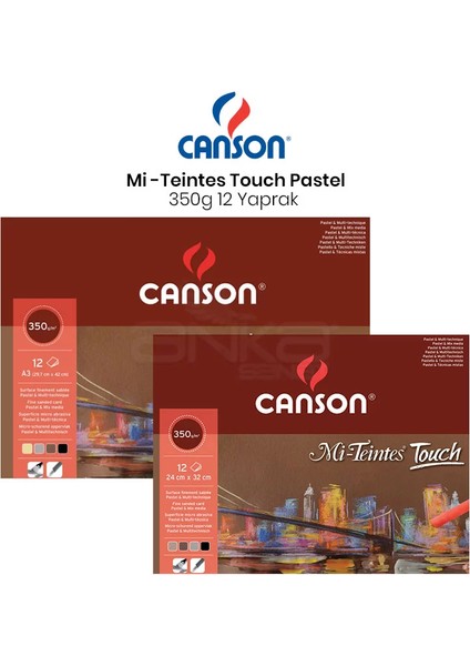 Mi-Teintes Touch Pastel Defteri 12 Yaprak 350G
