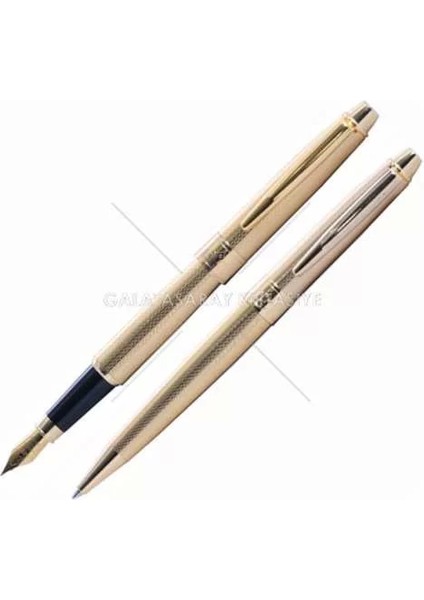 Dolmakalem + Tükenmez Galaxy Gold 527
