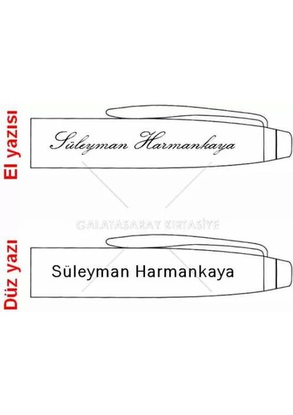 Dolmakalem + Tükenmez Galaxy Gold 527 modelleri