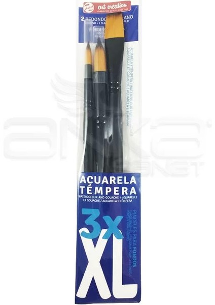 Art Creation Sulu Boya Fırça Seti Extra Large 3lü 9099164M