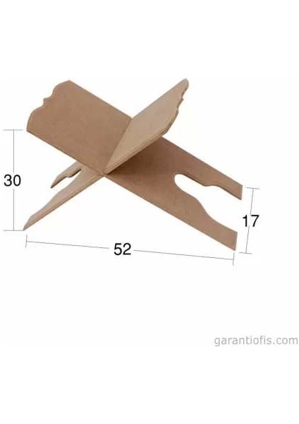 Hobi-Art F 735 Ham Ahşap Rahle (Büyük Boy)