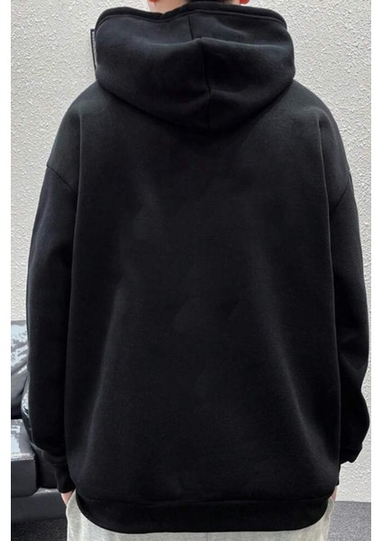 Yeah Square Ön Baskılı Pamuklu Erkek Sweatshirt