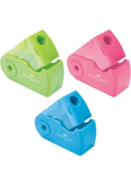 Faber Castell Mini Sleeve Neon Kalemtraş fiyatları