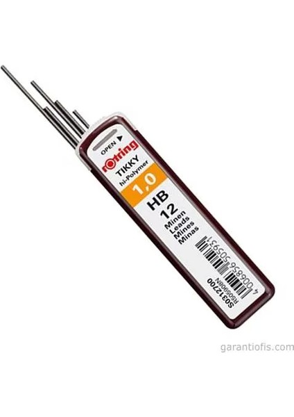 Tikky Yüksek Kaliteli Kurşun Kalem Ucu 0,9 Mm/1,0 mm (Hb)
