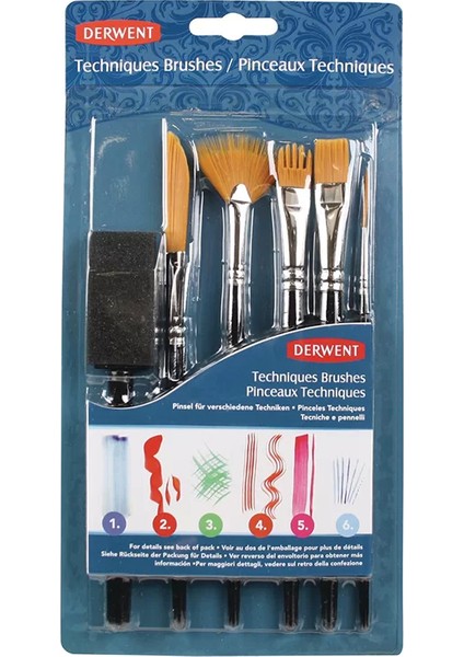 Derwent Teknik Fırça Seti