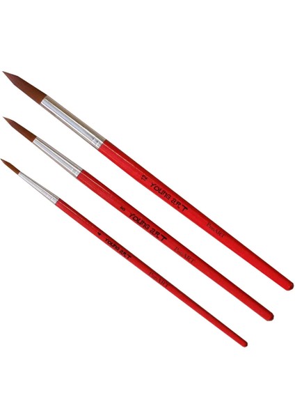 Young Art 7200 Sentetik Fırça Yuvarlak Uçlu No:6