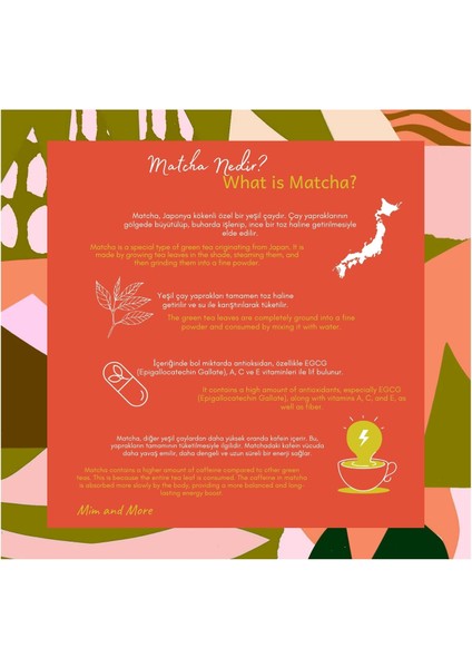 Peach Matcha - Şeftali Aromalı Matcha, 25 gr