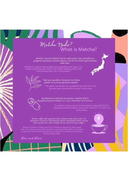Berry Matcha - Böğürtlen Aromalı Matcha, 25 Gr
