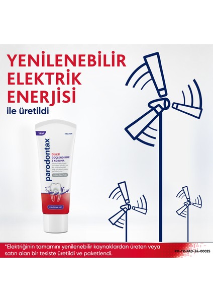 Diş Eti Güçlendirme ve Koruma Hyalüronik Asitli & Beyazlatıcı Diş Macunu 75ML