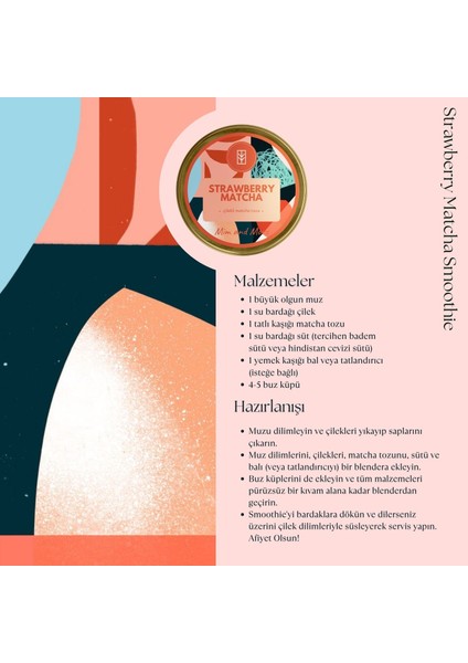 Strawberry Matcha-Çilekli Matcha