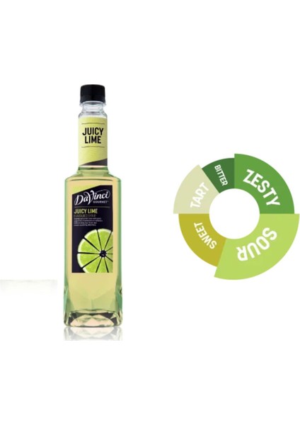 Lime (Juicy Lime) Aromalı Kokteyl Şurup 750 ml