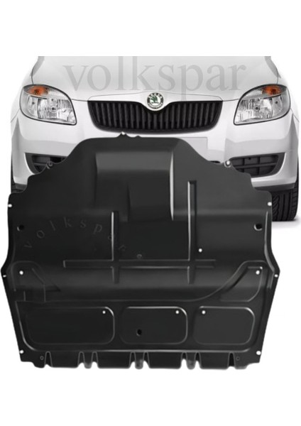 Fabia 2007-2010 Model Arası Uyumlu Dizel Araçlar Için Motor Alt Muhafaza Karter Koruma