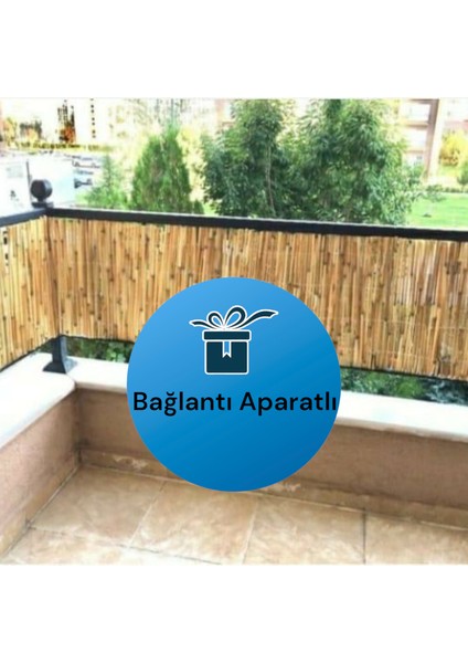 60CM.X3M. Kamış Hasır Bambu Balkon Çiti Bahçe Çiti Bahçe Dekorasyon