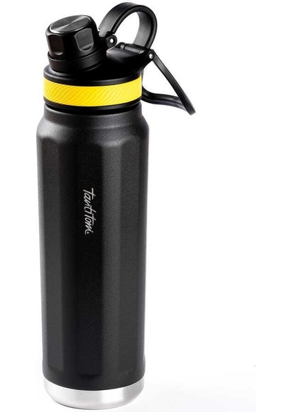 siyah çift katmanlı termos 700 ml
