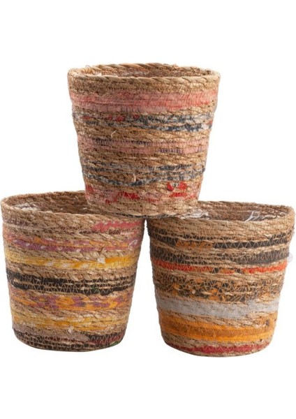 Hasır Asorti Konik Sepetsaksı 11X15CM fiyatları